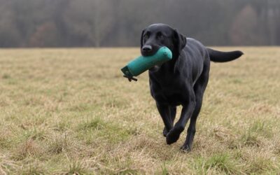 Dein Hund spuckt den Dummy vor deinen Füßen aus
